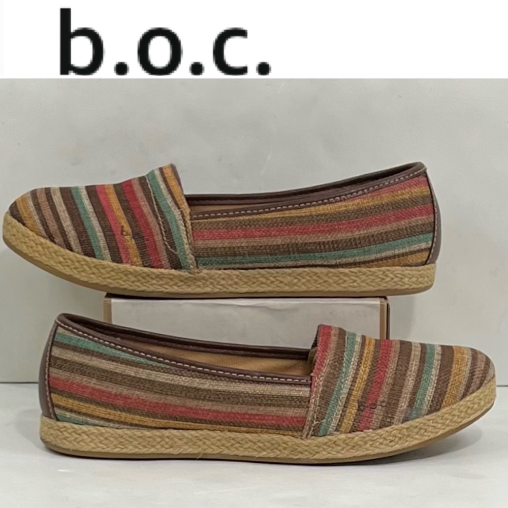 b.o.c. Women's Franki Multi Color Slip-On Espadrilles Flats - Picture 9 of 9